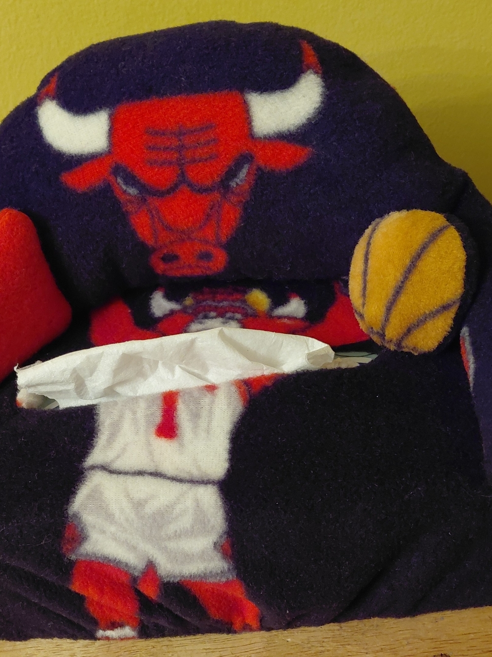 Chicago Bulls Purple and Red Fleece Sweater